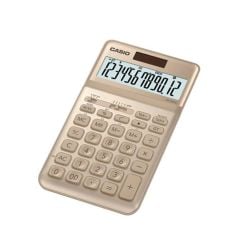 Casio JW-200SC-GD 12 Haneli Ayarlanabilir Ekranlı Şık Masaüstü Hesap Makinesi - Altın Sarı
