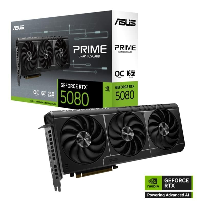 ASUS GeForce Prime RTX 5080 O16G 16GB GDDR7 256Bit Ekran Kartı