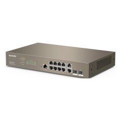 Tenda TEG5312F 8-Port Gigabit Ethernet 2-Port Gigabit Uplink 2-Port SFP Layer 3 Yönetilebilir Switch