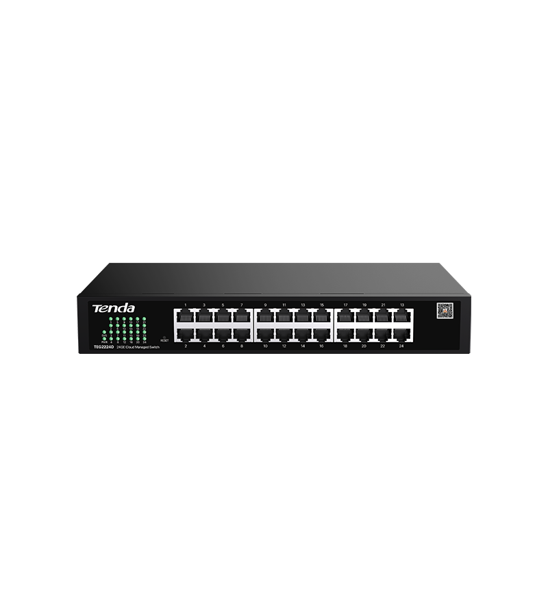 Tenda TEG2224D 24-Port Gigabit Ethernet Akıllı Bulut Yönetilebilir Switch