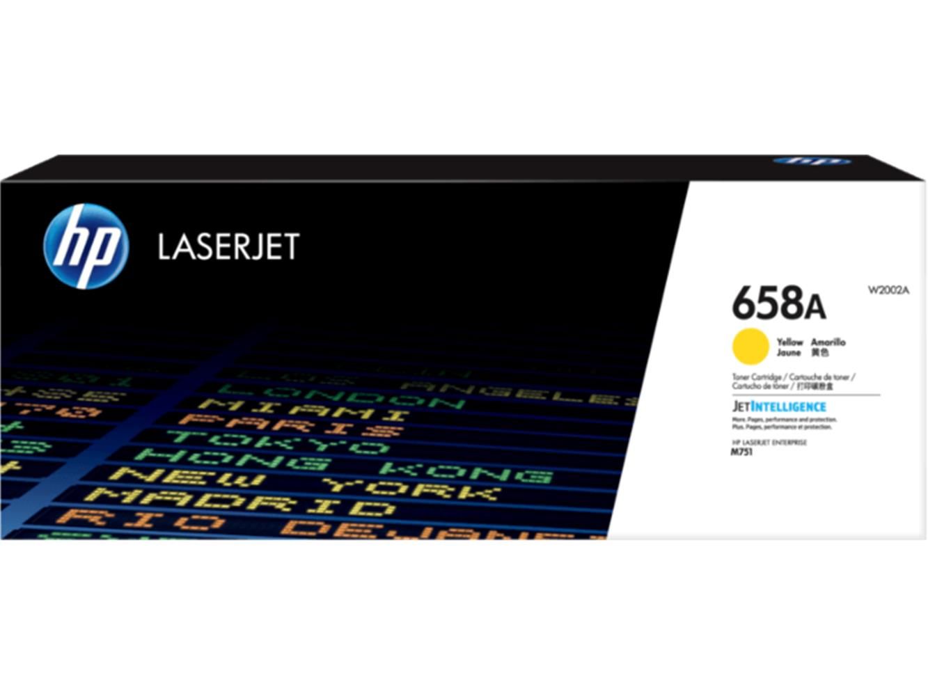 HP 658A Sarı (Yellow) Orijinal LaserJet Toner Kartuşu W2002A (6.000 Sayfa)