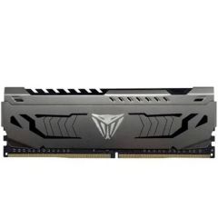 Patriot Viper Steel 8GB (1x8GB) DDR4‑3200MHz PC4‑25600 CL16 1.35V 288‑Pin NON‑ECC Unbuffered XMP 2.0 Gunmetal Grey Oturaklı Gaming Bellek (PVS48G320C6)