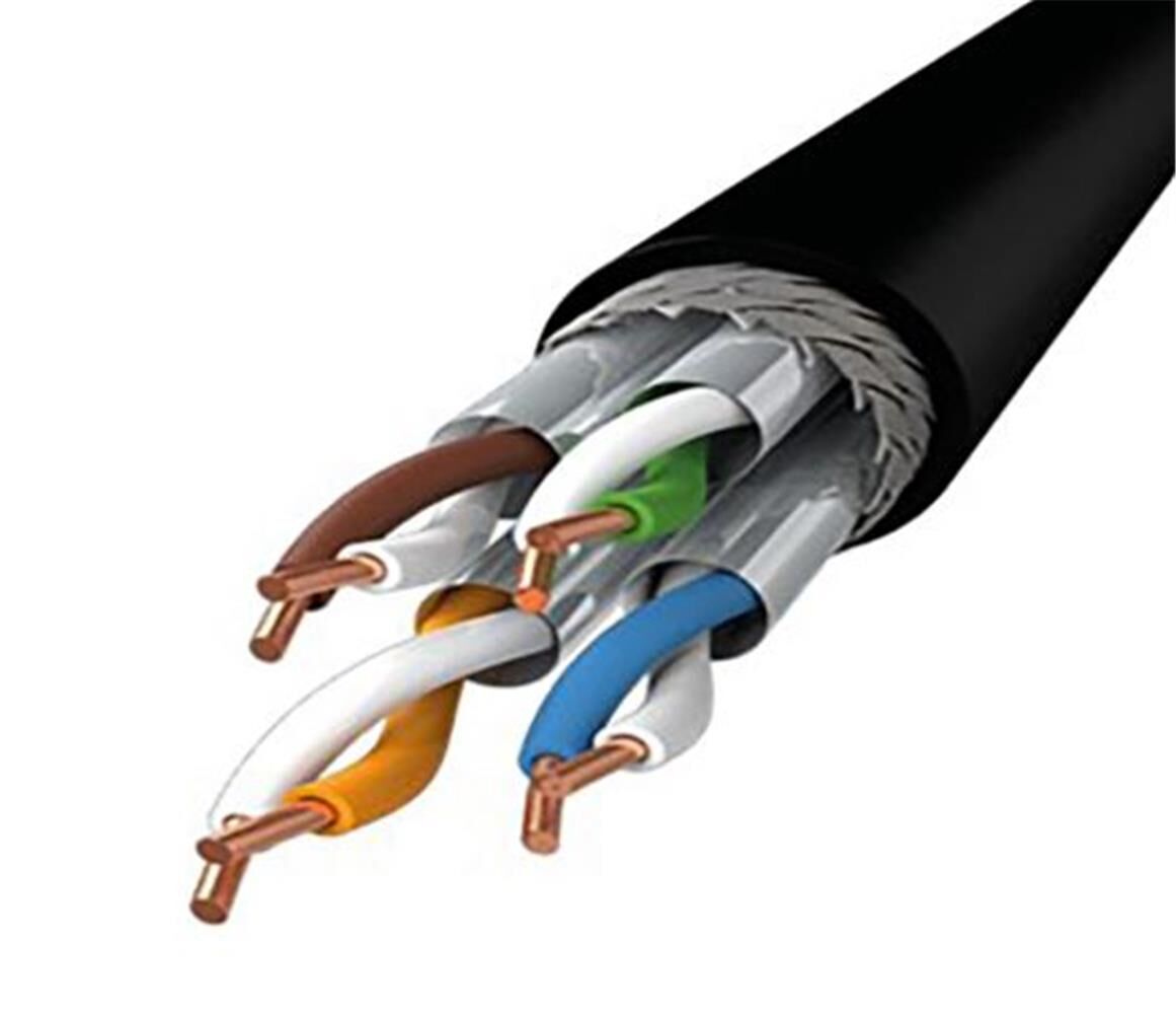 INCA ICAT6-500AG Outdoor S-FTP CAT6 500 Metre Siyah Ethernet Kablosu (23AWG)