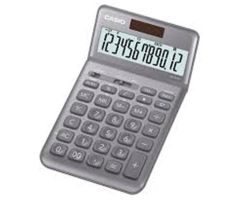 Casio JW-200SC-GY 12 Haneli Gri Masa Tipi Hesap Makinesi