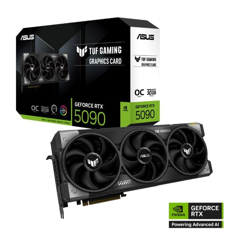ASUS GeForce TUF RTX 5090 O32G Gaming 32GB GDDR7 512Bit Ekran Kartı
