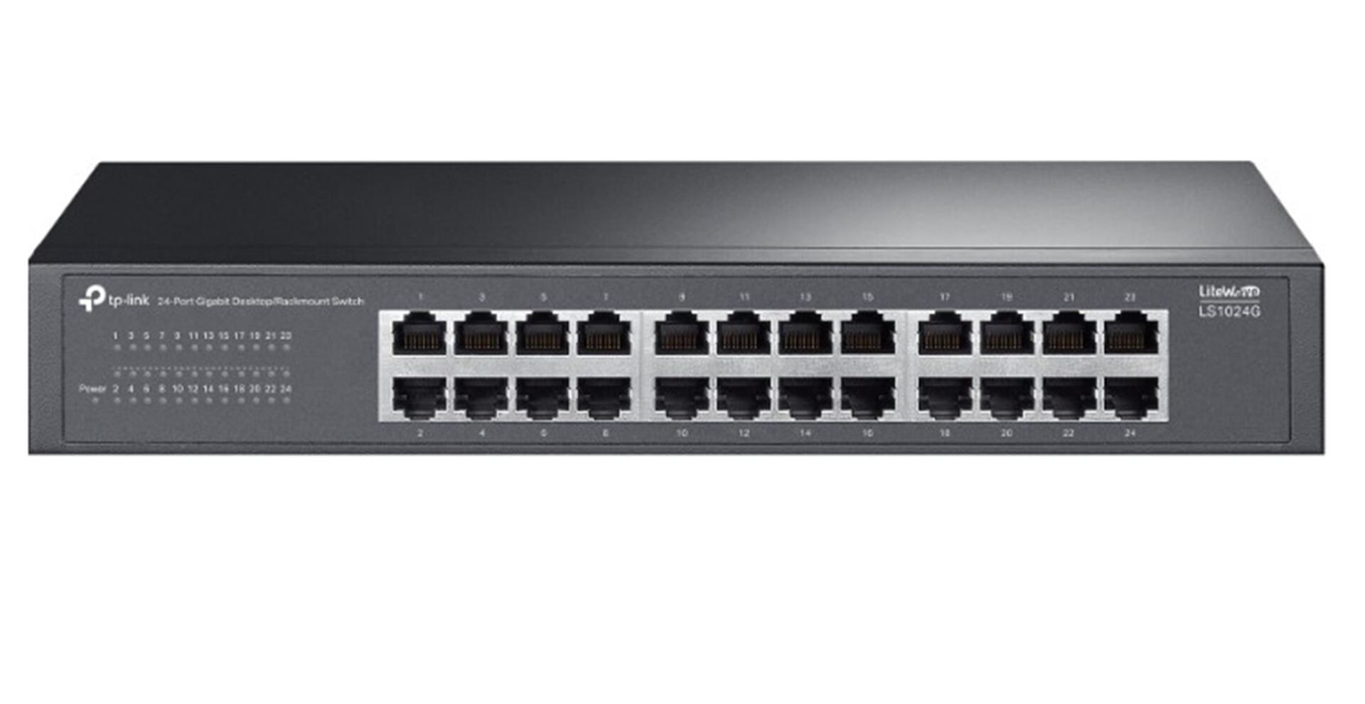 TP-Link LS1024G LiteWave 24-Port Gigabit Masaüstü/Rafa Monte Edilebilir Metal Kasa Switch