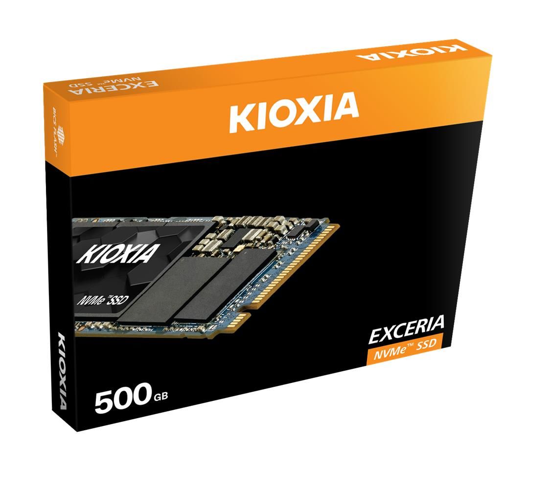 Kioxia 500GB Exceria M.2 PCIe NVMe SSD (LRC10Z500GG8) 1700MB/s Okuma - 1600MB/s Yazma