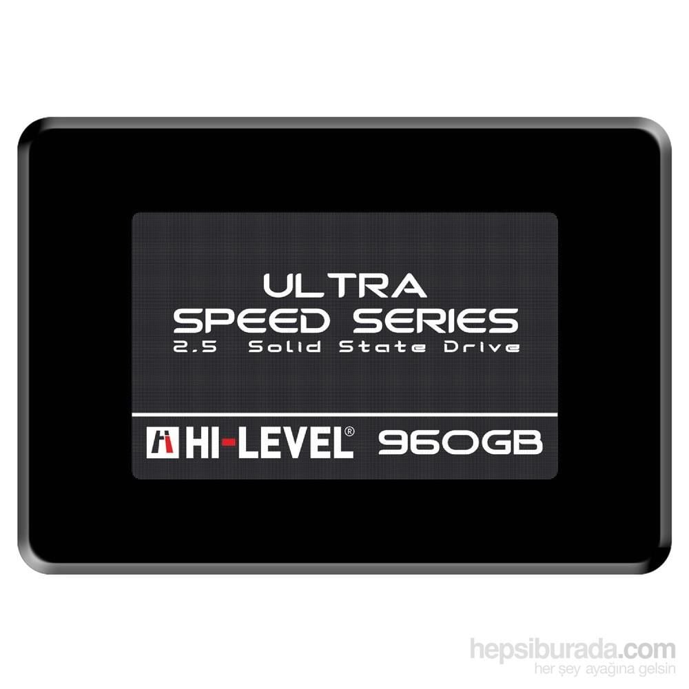 Hi-Level 960GB Ultra 2.5'' SATA 3 SSD (HLV-SSD30ULT-960G) 550MB/s Okuma - 530MB/s Yazma