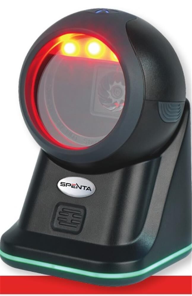 SPENTA ST-5400 Masaüstü 2D Karekod ve 1D Barkod Okuyucu (Çok Yönlü Masaüstü Barkod Tarayıcı, USB)