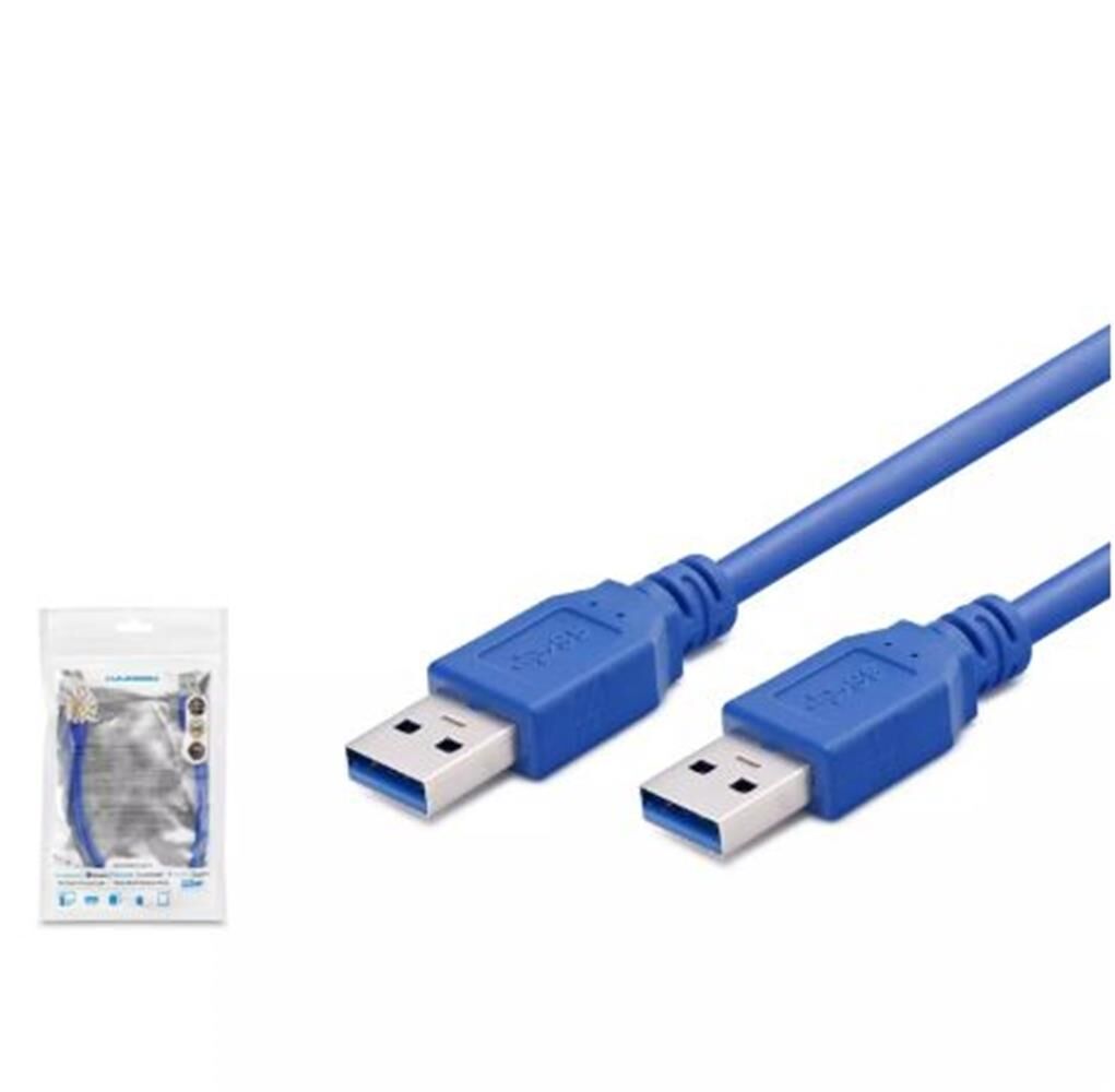 Hadron HDX7504 USB 3.0 Erkek - Erkek (A-A) 30cm Bağlantı Kablosu - Mavi