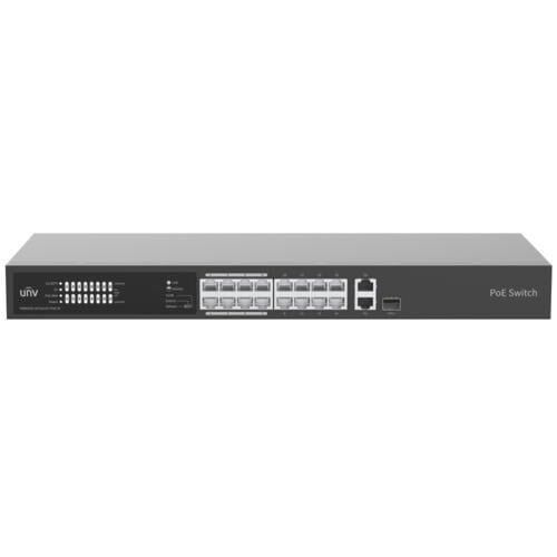 UNV 16Port 10/100 PoE+1G Ethernet+1xCombo 225WPoE Yönetlemez NSW2020-16T1GT1GC-POE-IN