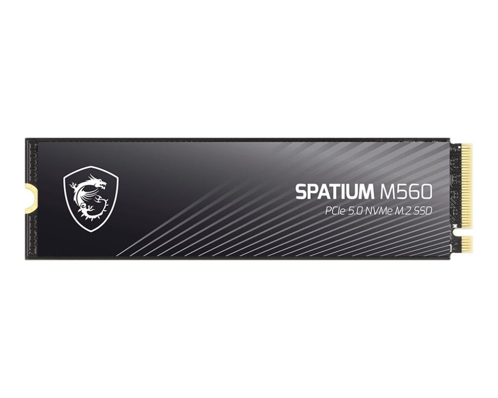 MSI SPATIUM M560 PCIe 5.0 NVMe M.2 1TB 10200MB-8400MB/s SSD
