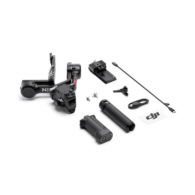 DJI RS 4 Gimbal Stabilizer 3‑Eksen 3 kg Taşıma Kapasiteli – 2. Nesil Yerel Dikey Çekim, Otomatik Eksen Kilidi, OLED Dokunmatik Ekran