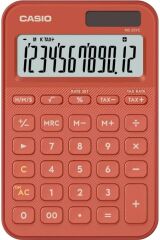 Casio MS-20YC-RD 12 Hane Kırmızı Masa Üstü Hesap Makinesi