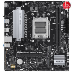 Asus Prime B650M-R AMD B650 AM5 DDR5 7200MHz (OC) HDMI M.2 mATX Anakart
