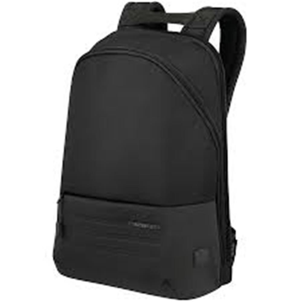 Samsonite KH8-09-001 14,1'' Stackd Bız Siyah Notebook Sırt Çantası Suya Dayanıklı Dayanıklı Malzeme Hafif Tasarım