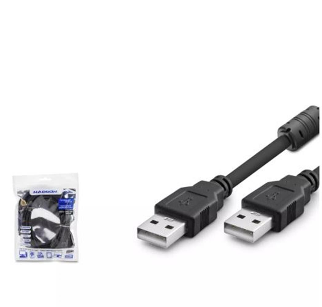Hadron HDX7522 5 Metre USB 2.0 Erkek - Erkek (A-A) Siyah Kablo