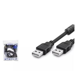 Hadron HDX7522 5 Metre USB 2.0 Erkek - Erkek (A-A) Siyah Kablo