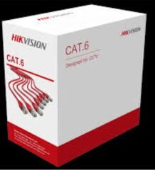 Hikvision DS-1LN6U-G CAT6 U/UTP 23AWG Katı Saf Bakır İç Mekan (Indoor) Gri Ağ Kablosu (305 Metre)