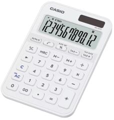 Casio MS-20YC-WE 12 Hane Beyaz Masa Üstü Hesap Makinesi