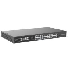 UNV 24Port 10/100 PoE+1G Ethernet+ 1xCombo PoE Yönetilemez NSW2020-24T1GT1GC-POE-IN