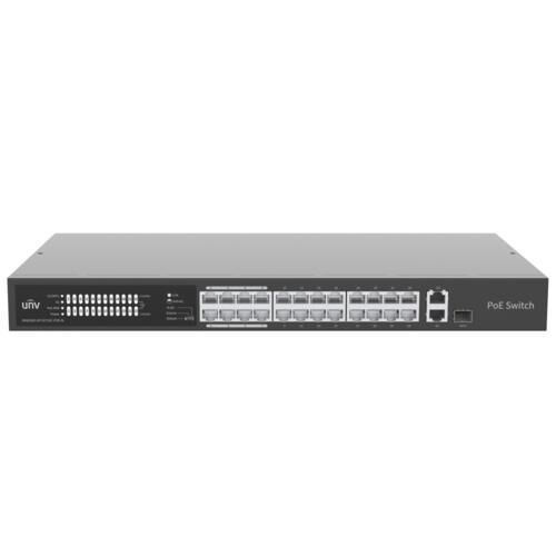 UNV NSW2020-24T1GT1GC-POE-IN 24 Port 10/100 PoE+ Yönetilemez Switch – 1G Ethernet & 1x Combo PoE