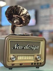 Everton Rt-609  Bluetooth Fm-Usb-Tf-Aux  Şarjlı Nostaljik Radyo