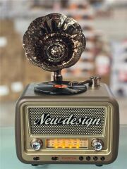 Everton RT-609 Bluetooth FM/USB/TF/AUX Şarjlı Nostaljik Radyo (Taşınabilir Retro Hoparlör)