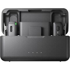 DJI Mic CE Kablosuz Mikrofon Sistemi (2 TX + 1 RX + Şarj Kutusu) – 160 m CE Kablosuz, 8 GB Dahili Kayıt, manyetik klips, OLED ekran, 150 Hz–20 kHz frekans aralığı, yedek kayıt, resmi distribütör garantili