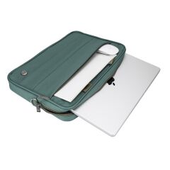 PLM Canyoncase 13-14 inç Uyumlu Laptop Notebook El ve Omuz Çantası Benetton Yeşili