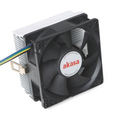Akasa AK‑CC1107EP01 8 cm PWM Fan 600–3000 RPM 258 g Aluminium Heatsink AMD AM2/AM2+/AM3/AM3+/AM4/FM1/FM2/FM2+ 95W TDP İşlemci Soğutucu