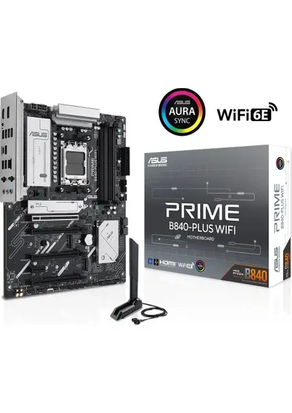 Asus PRIME B840-PLUS WIFI AMD AM5 DDR5 7600 DP HDMI 3xM2 USB3.2 ATX