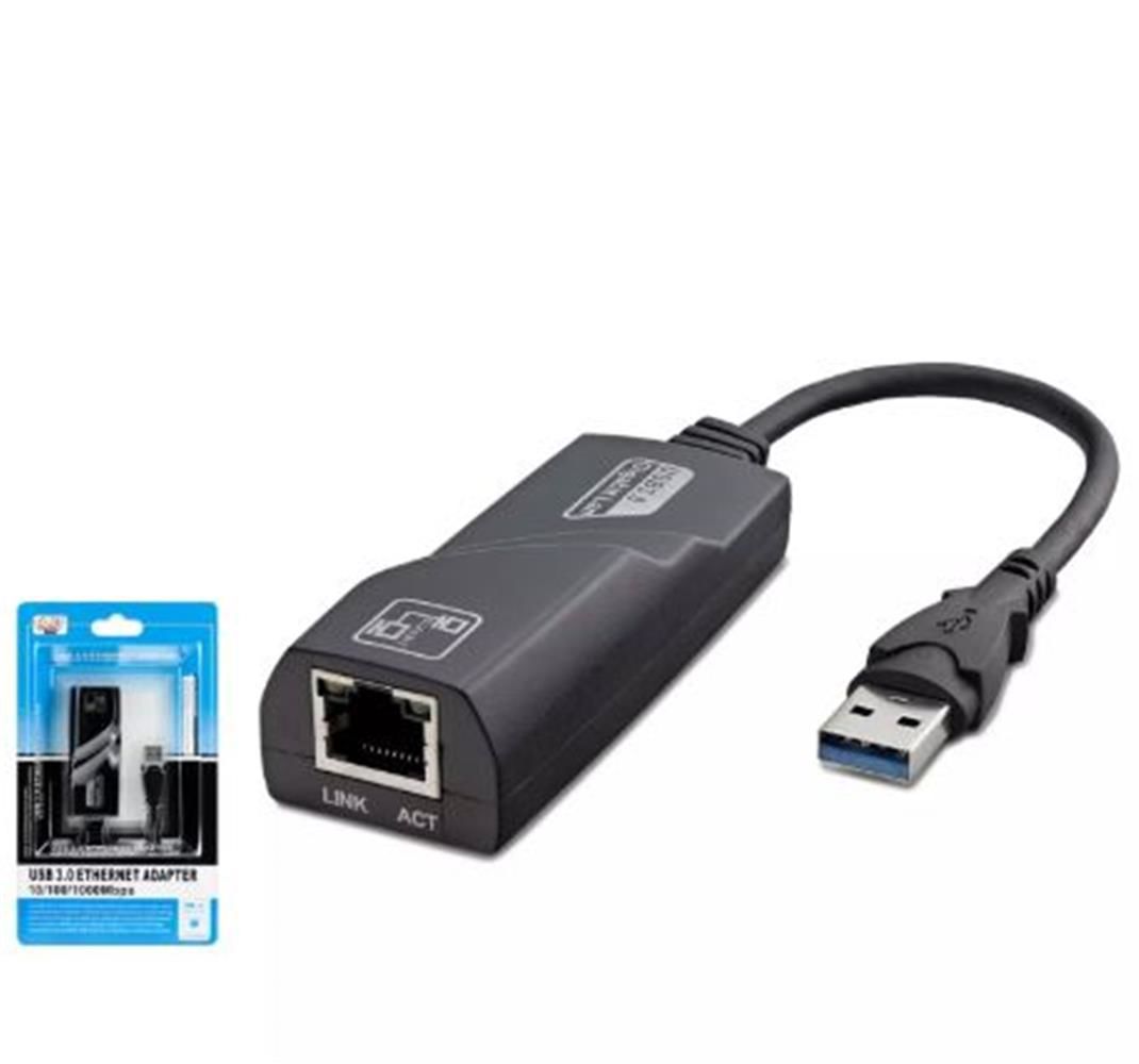 Hadron HDX5265 USB 3.0 Ethernet Adaptör Siyah