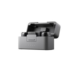 DJI Mic Mini 2TX‑1RX Charging Case Kablosuz Mikrofon Sistemi – 2 Adet TX Verici + 1 RX Alıcı + Şarjlı Taşıma Kutusu, 400 m Menzil, 48 saat Toplam Batarya Ömrü, Bluetooth 5.3, Aktif Gürültü Önleme, USB‑C/Lightning/3.5 mm Çıkış, Resmi Distribütör Garantili