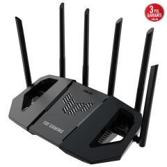 ASUS Gaming TUF-BE6500 WiFi 7 5600Mbps Dual-Band Gaming Router, AiMesh ve AiProtection Destekli