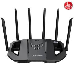 ASUS Gaming TUF-BE6500 WiFi 7 5600Mbps Dual-Band Gaming Router, AiMesh ve AiProtection Destekli
