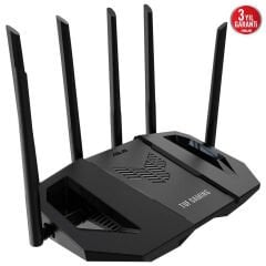 ASUS Gaming TUF-BE6500 WiFi 7 5600Mbps Dual-Band Gaming Router, AiMesh ve AiProtection Destekli