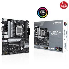 Asus PRIME B650M-K AMD B650 Soket AM5 DDR5 6400MHz(OC) mATX Anakart