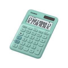 Casio MS-20UC-GN 12 Haneli Renkli Mini Masa Üstü Hesap Makinesi - Yeşil