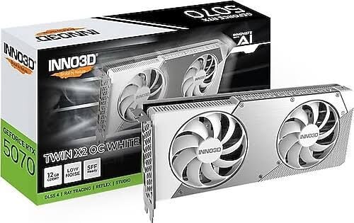 Inno3D RTX5070 Twin x2 OC 12GB White 192Bit GDDR7