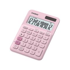 Casio MS-20UC-PK Açık Pembe 12 Haneli Renkli Masaüstü Hesap Makinesi