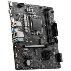 MSI PRO H610M‑G DDR4 3200 MHz Dual‑Channel DDR4 (32 GB max) Intel H610 Chipset LGA 1700 Micro‑ATX Anakart HDMI 2.1 DisplayPort 1.4 VGA M.2 PCIe 4.0 x16 USB 3.2 Gen‑1 Realtek ALC897 1 GbE