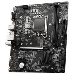 MSI PRO H610M‑G DDR4 3200 MHz Dual‑Channel DDR4 (32 GB max) Intel H610 Chipset LGA 1700 Micro‑ATX Anakart HDMI 2.1 DisplayPort 1.4 VGA M.2 PCIe 4.0 x16 USB 3.2 Gen‑1 Realtek ALC897 1 GbE