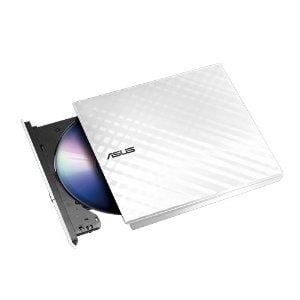 ASUS SDRW‑08D2S‑U LITE Harici USB 2.0 Slim DVD±RW Yazıcı Beyaz – 8× DVD, 24× CD, M‑DISC, Disk Şifreleme, E‑Green Motor, Windows/Mac Uyumluluğu