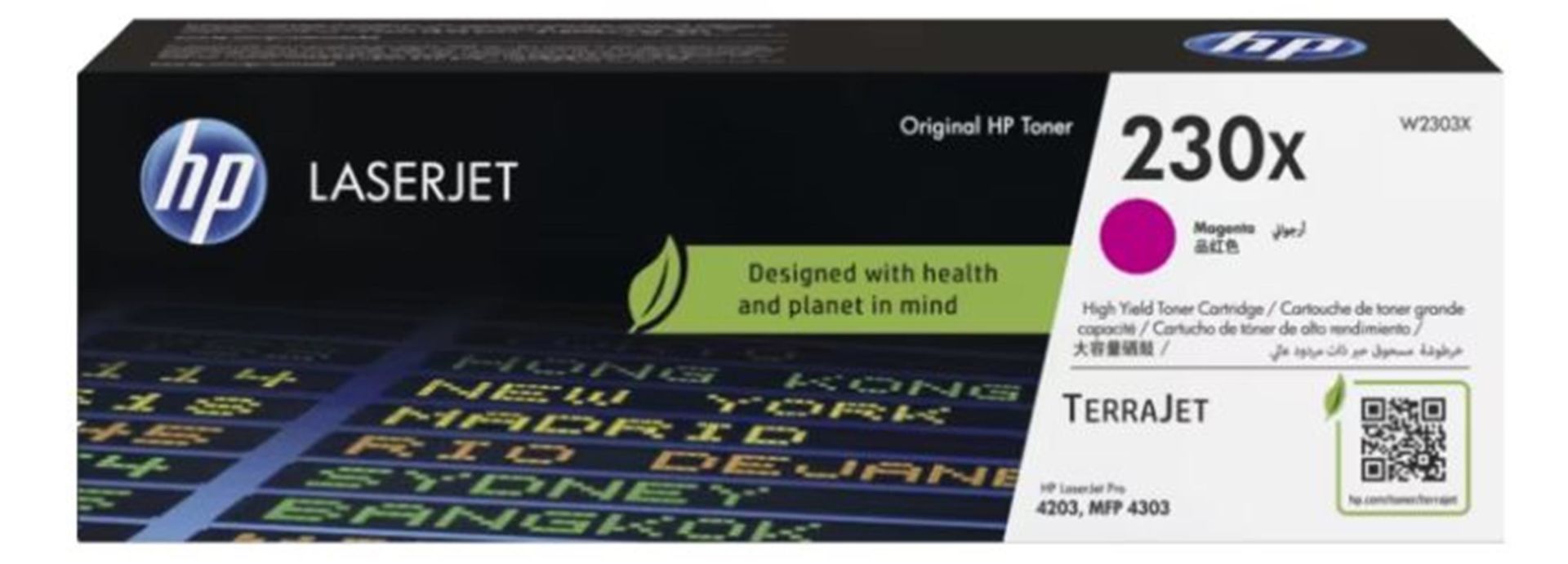 HP 230X LaserJet Orijinal Yüksek Kapasiteli Macenta (Magenta) Toner (W2303X)