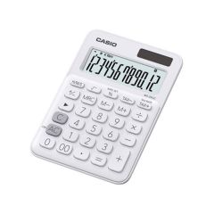 Casio MS-20UC-WE 12 Hane Beyaz Masaüstü Hesap Makinesi