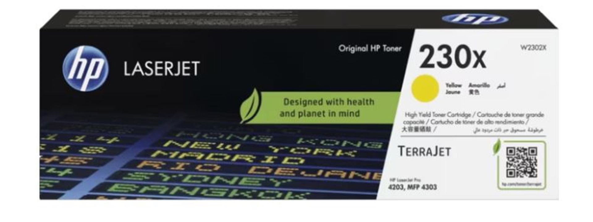 HP 230X LaserJet Orijinal Yüksek Kapasiteli Sarı (Yellow) Toner (W2302X)