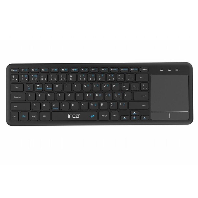 INCA IBK-568BT Dual Mod Bluetooth + 2.4GHz Touchpad Smart Kablosuz Klavye (Multimedya)