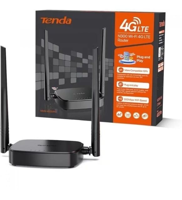 Tenda 4G03 Pro 4G LTE Router Sim Kartlı