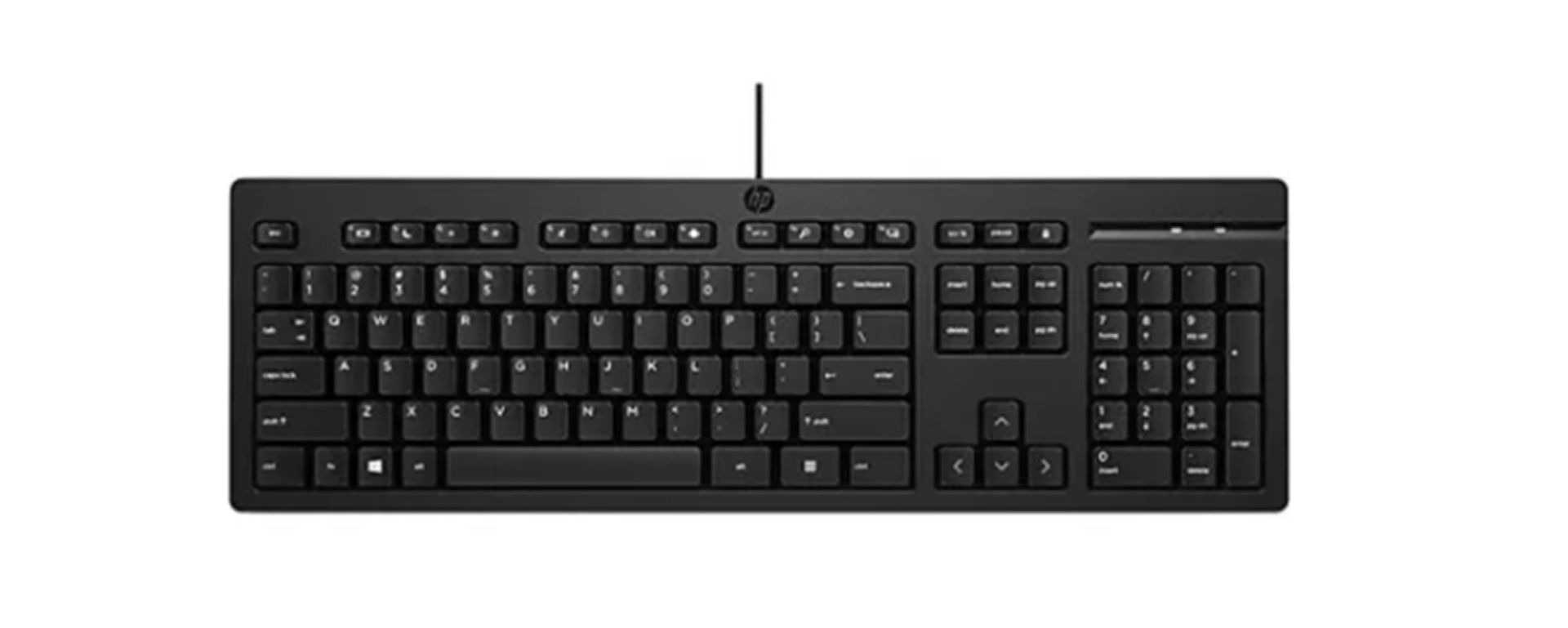 HP 125 266C9AA Siyah USB Kablolu Klavye